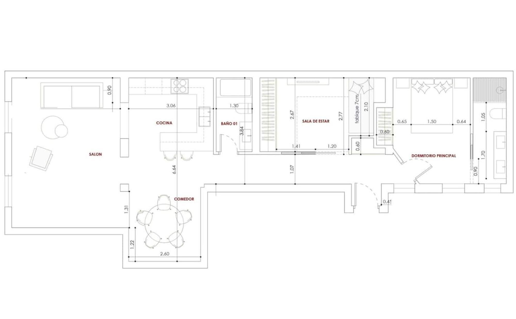 Stylish 2 Bedroom In The Heart Of Apartamento Madri